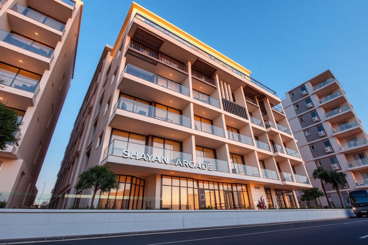 Shayan Arcade — completed project by ETMAD Builders & Developers